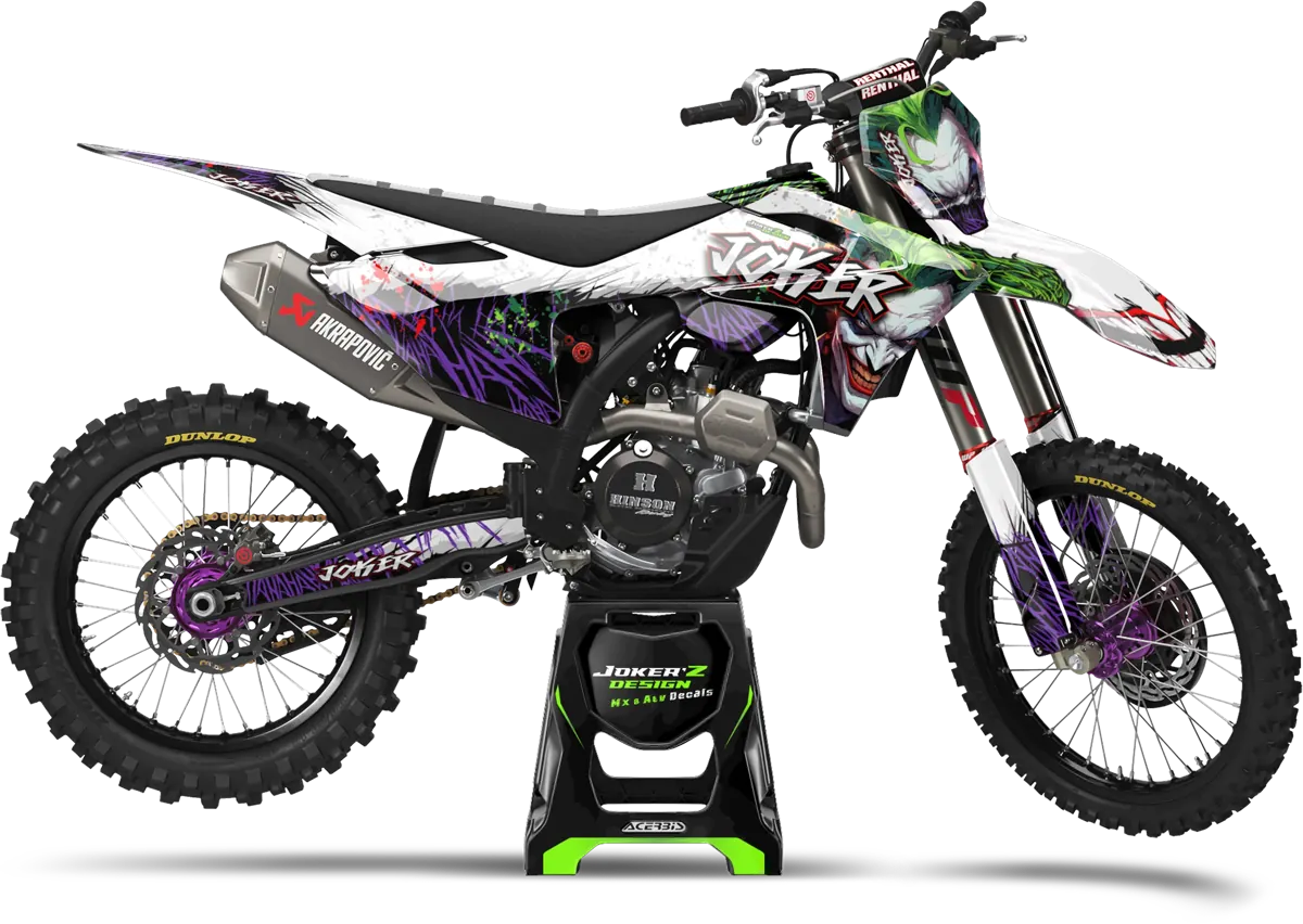 Kit déco moto personnalisé réalisé par JokerZ Design