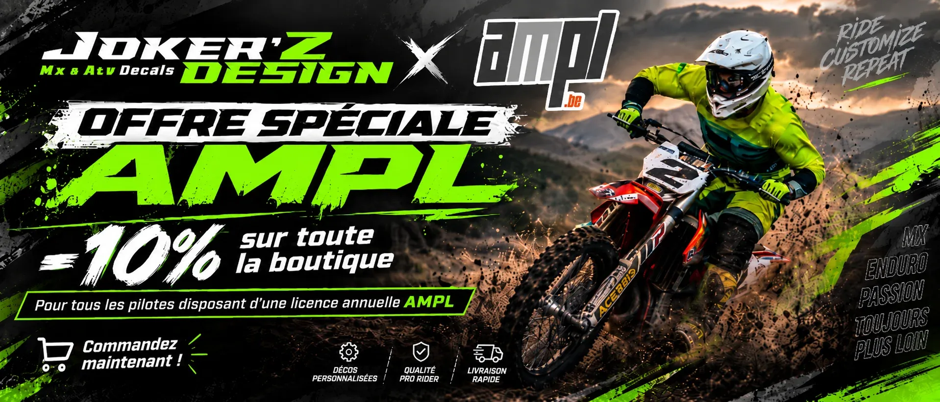Offre spéciale AMPL : −10 % sur toute la boutique pour tous les pilotes disposant d’une licence annuelle AMPL. Commandez maintenant !