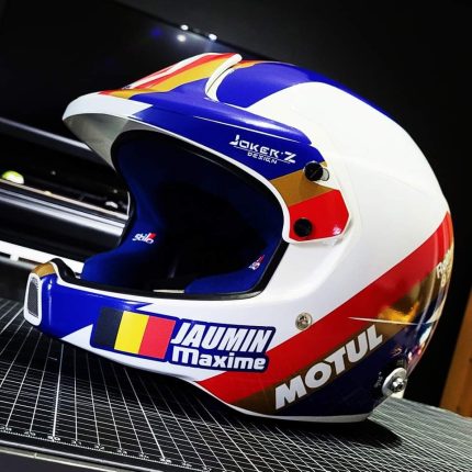 Déco de casque Semi personnalisée - Modèle 3