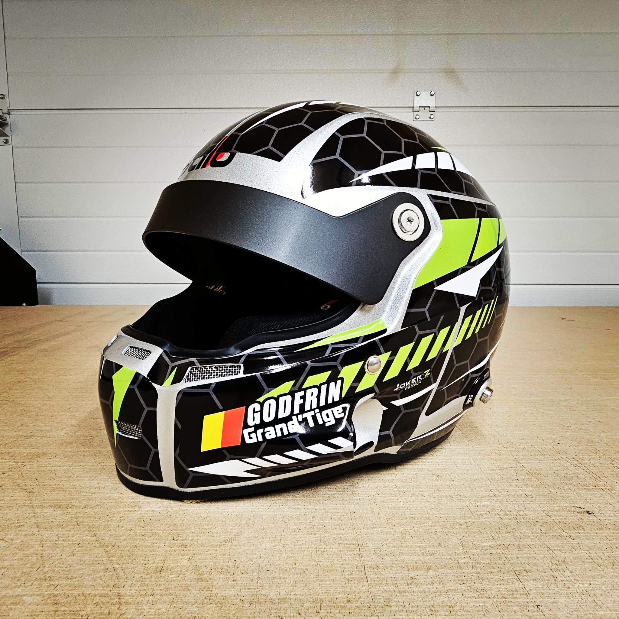 Déco de casque Semi personnalisée - Modèle 5 Déco de casque Semi personnalisée - Modèle 5 – Image 3