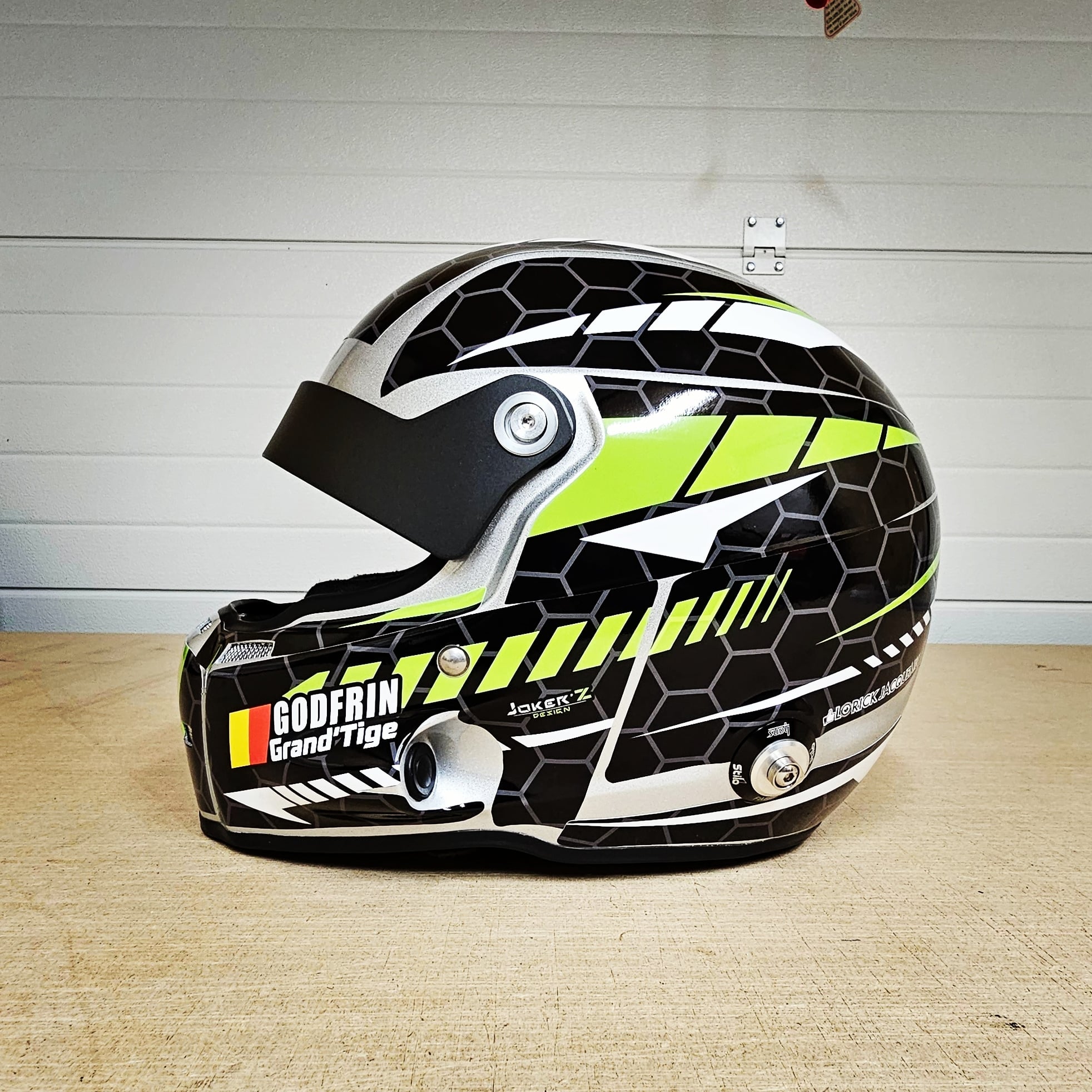 Déco de casque Semi personnalisée - Modèle 5 Déco de casque Semi personnalisée - Modèle 5