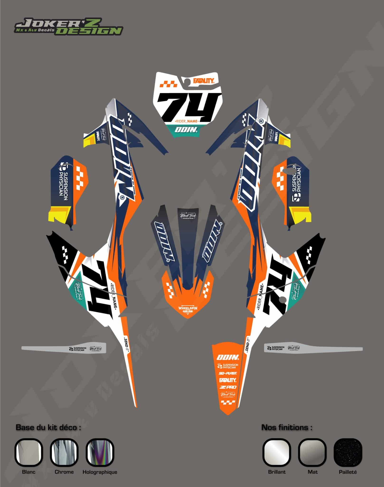 Kit déco - KTM - Odin Kit déco - KTM - Odin – Image 4