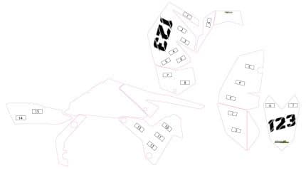 Kit déco quad- 100% personnalisé Sponsors ATV 1 scaled