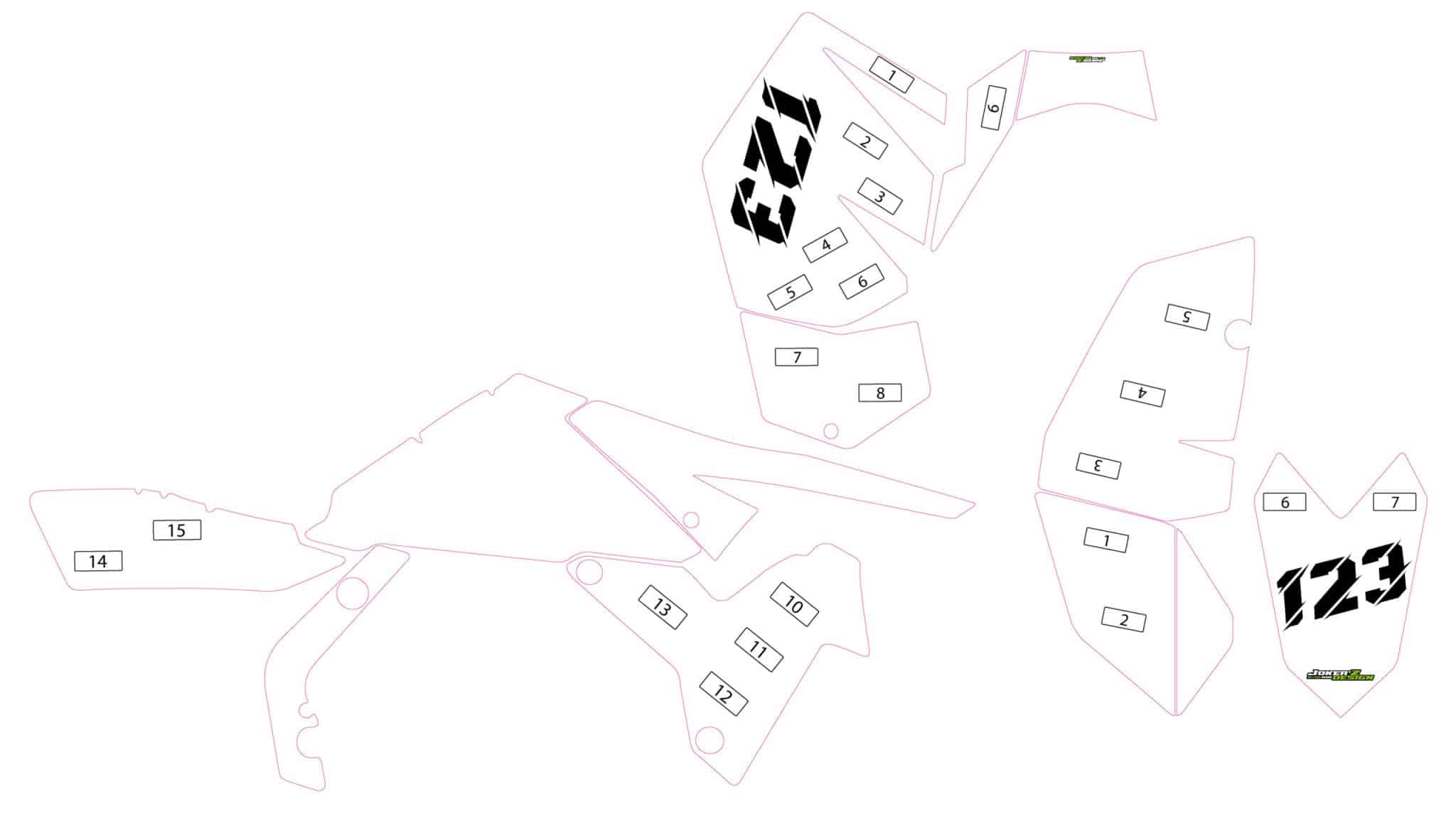 Kit déco quad- 100% personnalisé Kit déco quad- 100% personnalisé – Image 4