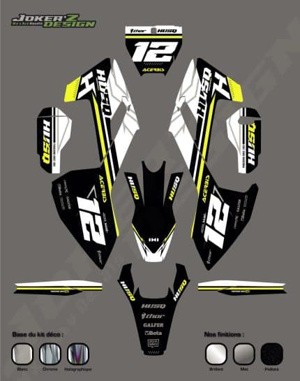 Kit déco - Husqvarna - Trinity husky Triny t