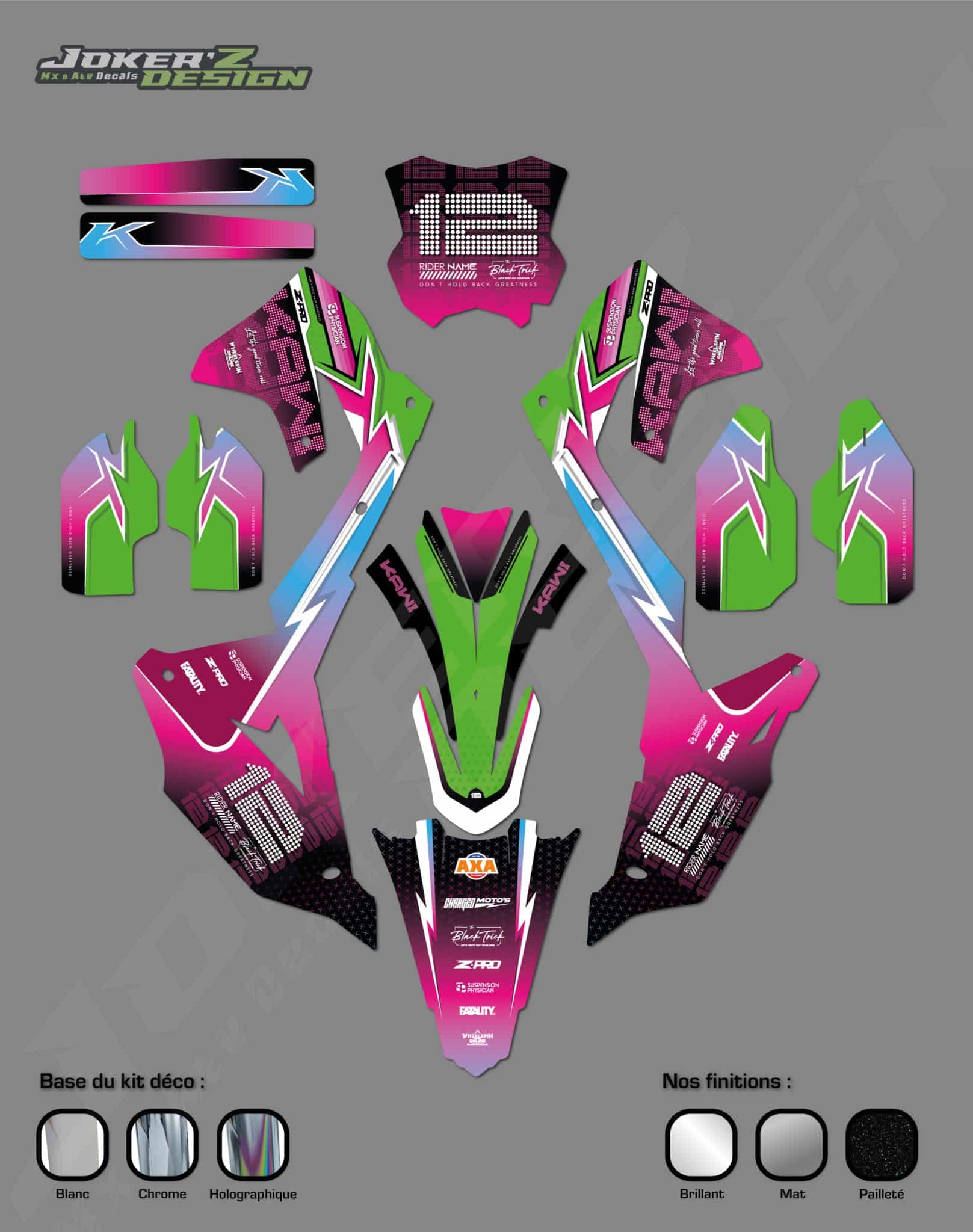 Kit déco - Kawasaki - Disco Kit déco - Kawasaki - Disco – Image 4