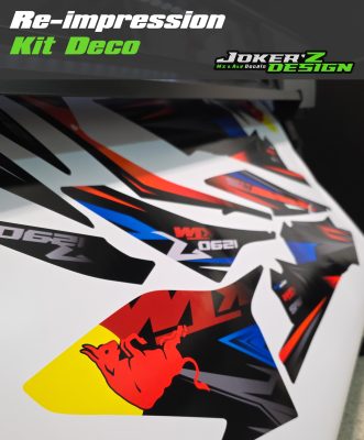 Réimpression kit déco moto