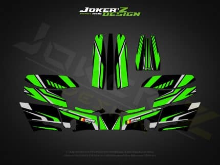 Déco de casque Semi personnalisée - Modèle 7